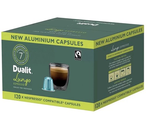 Dualit lungo aluminium coffee - lungo,